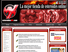 Tablet Screenshot of esteroides-mx.com